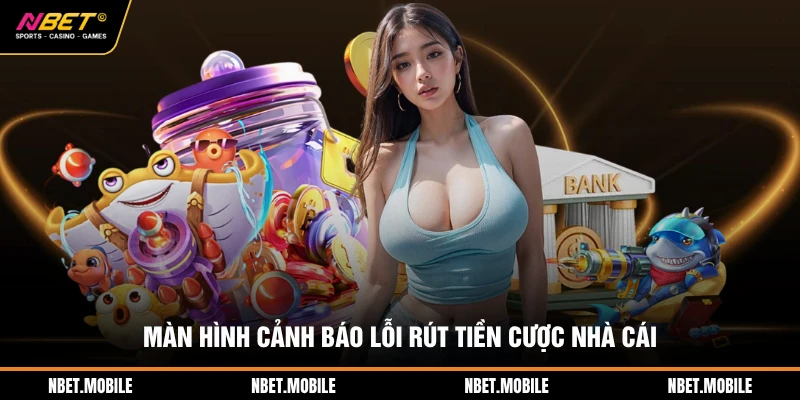 Rút Tiền NBET Trong Tíc Tắc – Quy Trình Xử Lý An Toàn 2026 4 Màn hình cảnh báo lỗi rút tiền cược nhà cái
